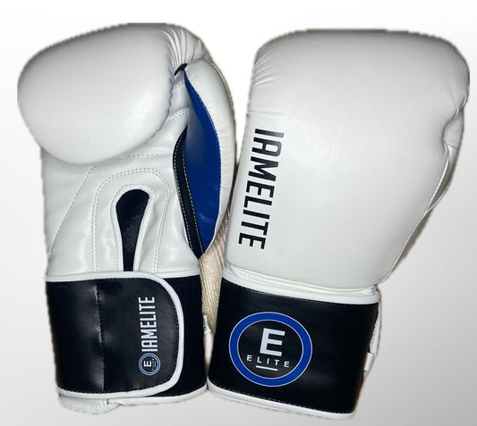 IAMELITE® Brand 16oz Boxing Gloves White