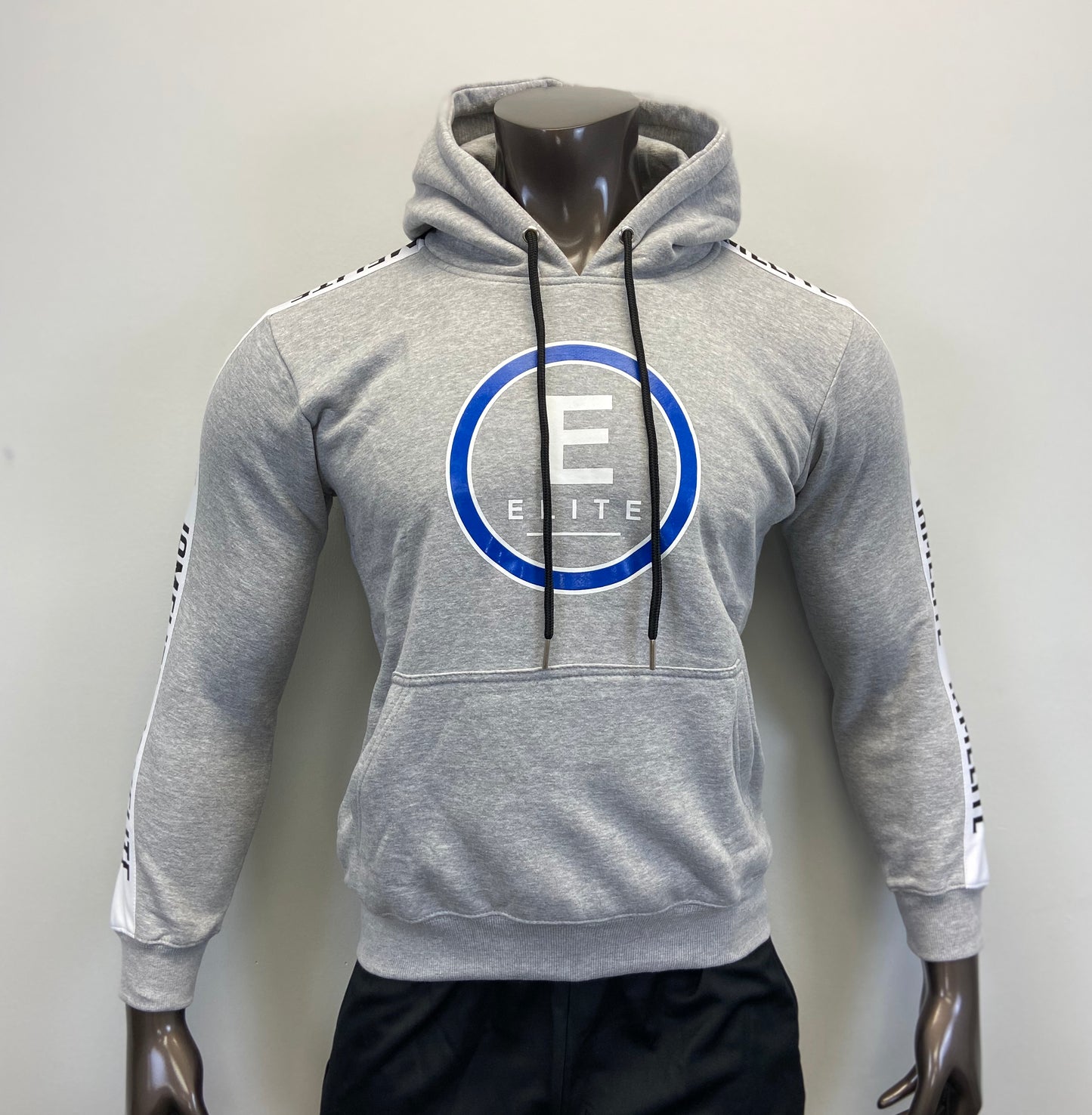 IAMELITE® Unisex Long Sleeve Hooded Sweatshirt Gray