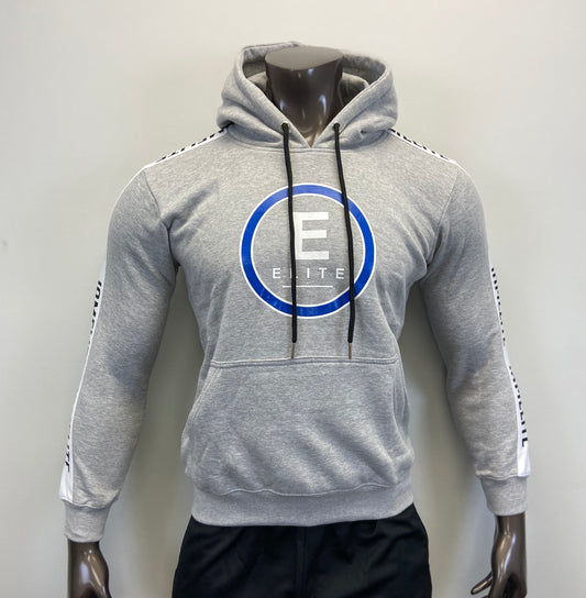 IAMELITE® Unisex Long Sleeve Hooded Sweatshirt Gray