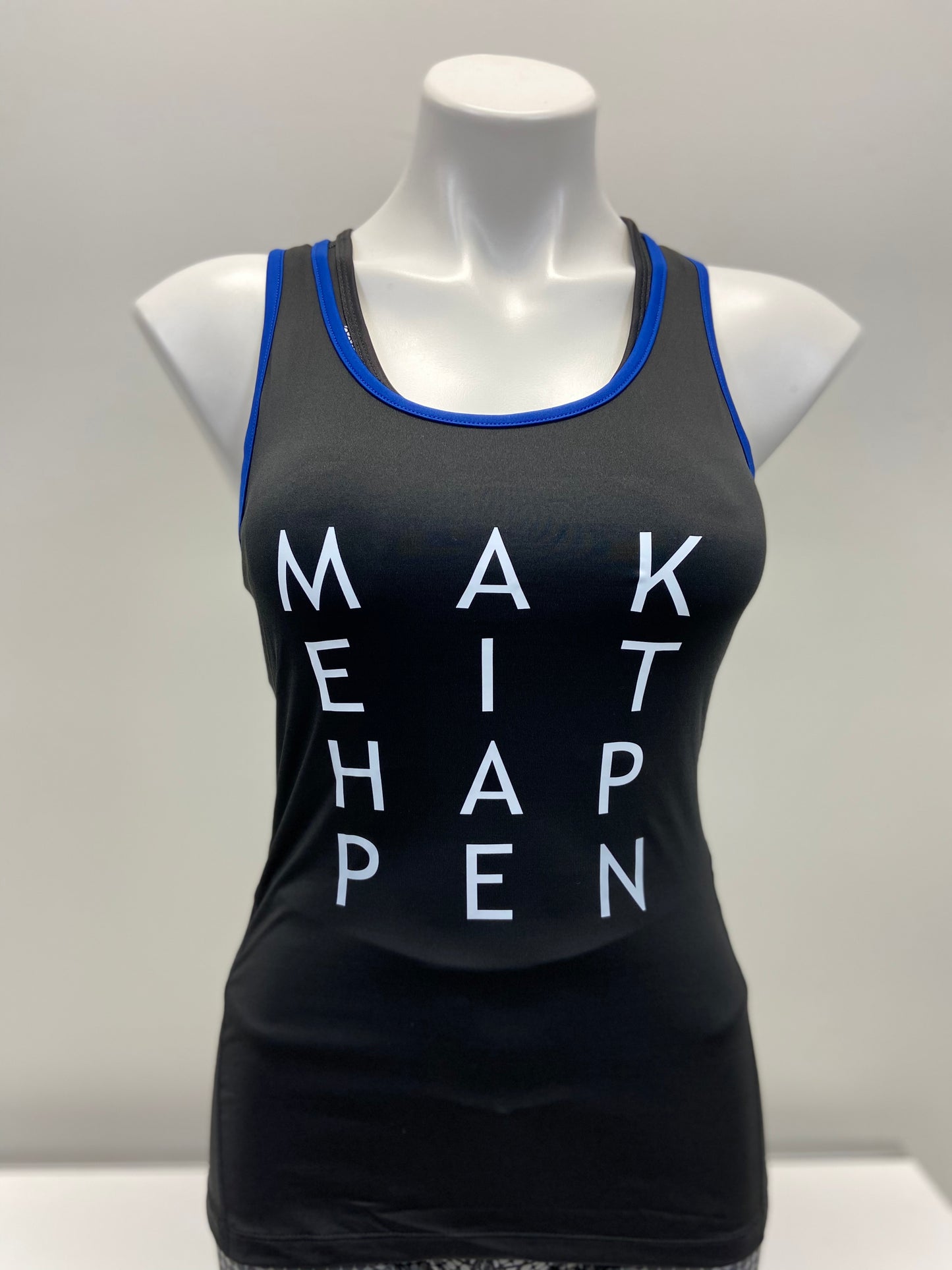 IAEGear™ Official MAKE IT HAPPEN Women's Athletic Dri Fit Tank Top