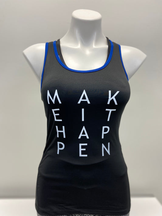 IAEGear™ Official MAKE IT HAPPEN  Women's Athletic Dri Fit Tank Top