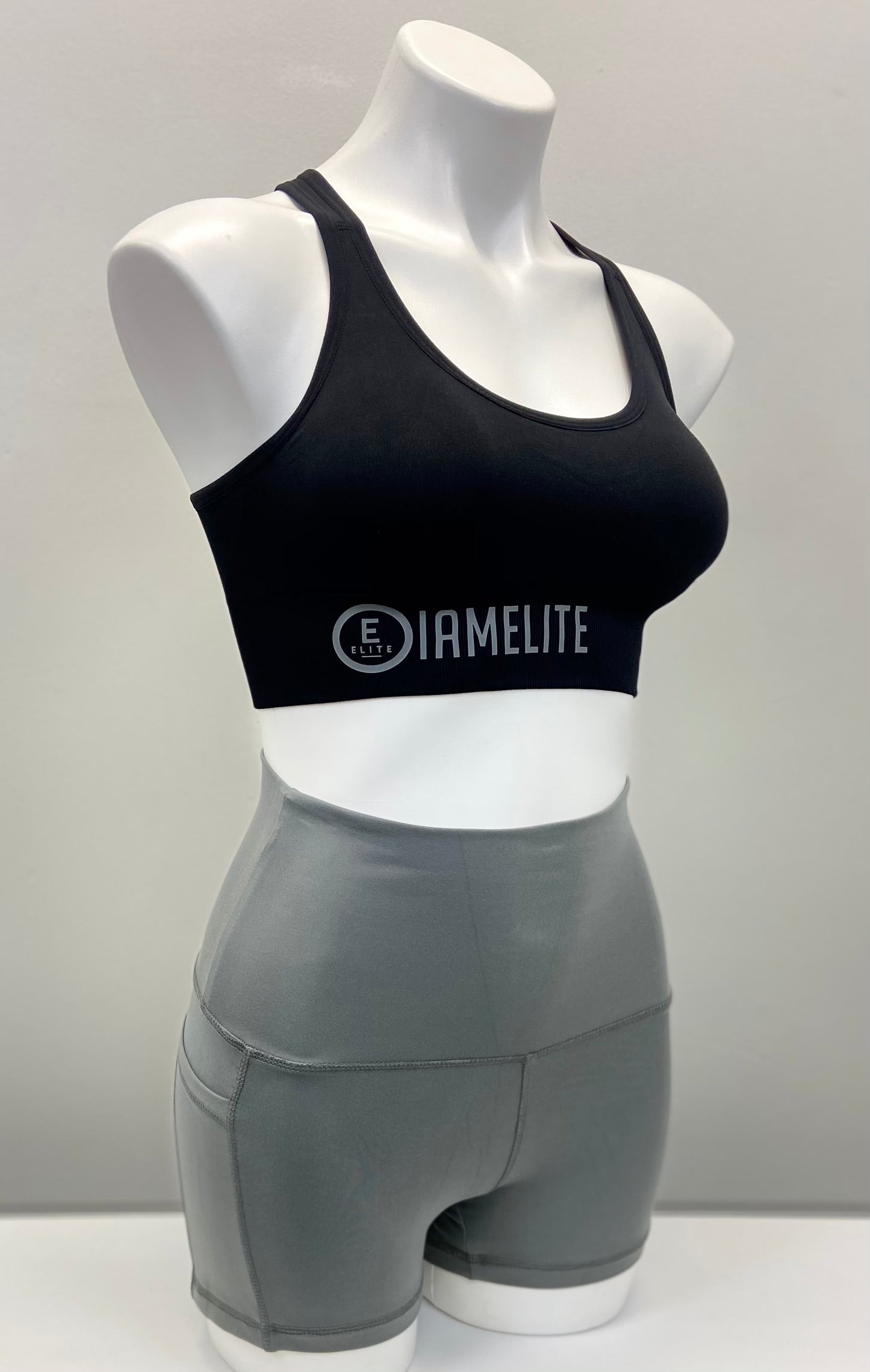 IAMELITE® Women's High Waist Ruched Sport Workout Yoga Shorts