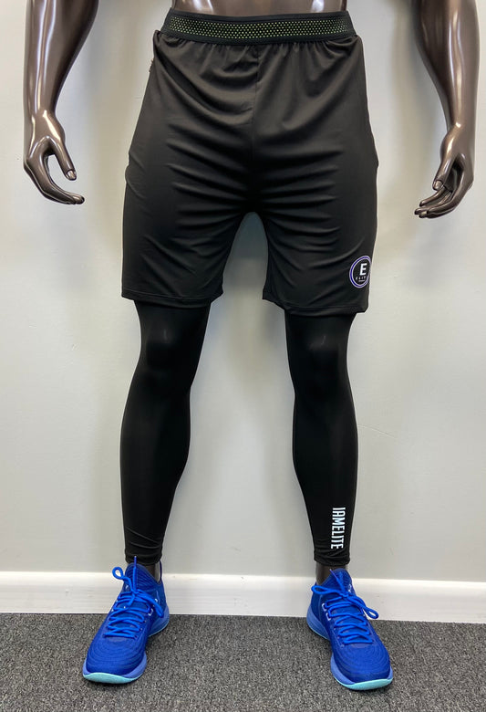 IAMELITE® Men's Tights and Run Shorts Combination