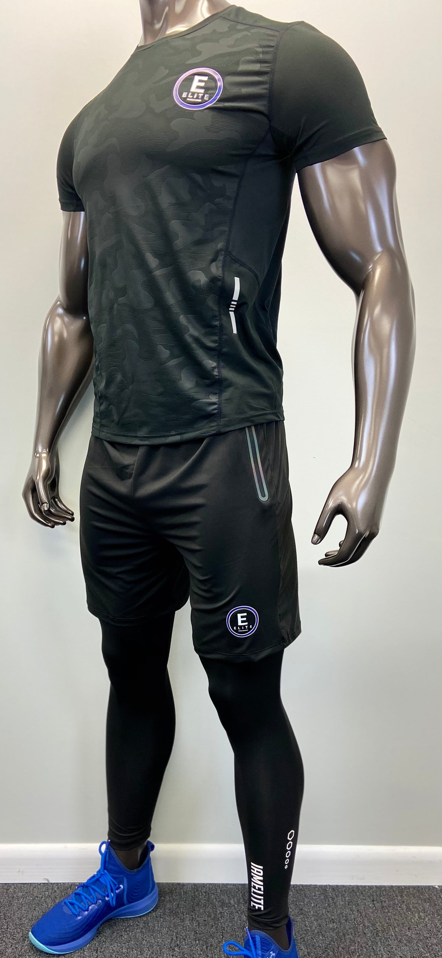 IAMELITE® Men's Tights and Run Shorts Combination