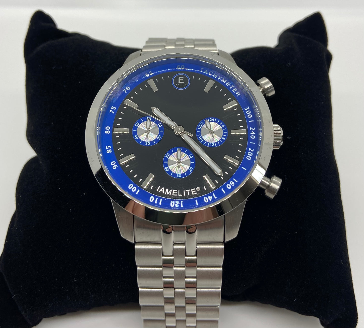 Limited Edition IAMELITE® 44mm Bay Blue Chronograph