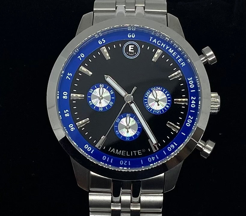 Limited Edition IAMELITE® 44mm Bay Blue Chronograph