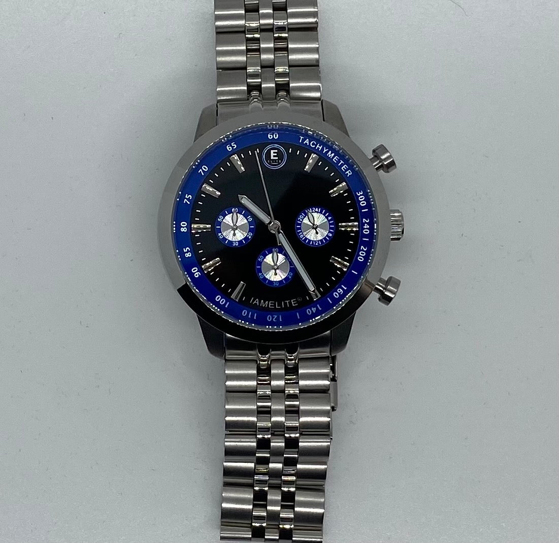 Limited Edition IAMELITE® 44mm Bay Blue Chronograph