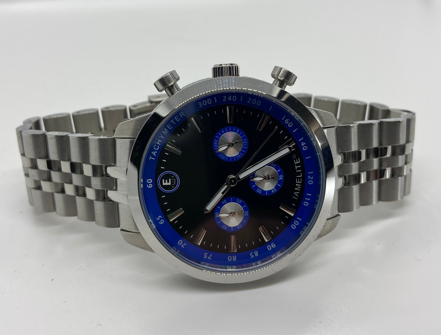Limited Edition IAMELITE® 44mm Bay Blue Chronograph