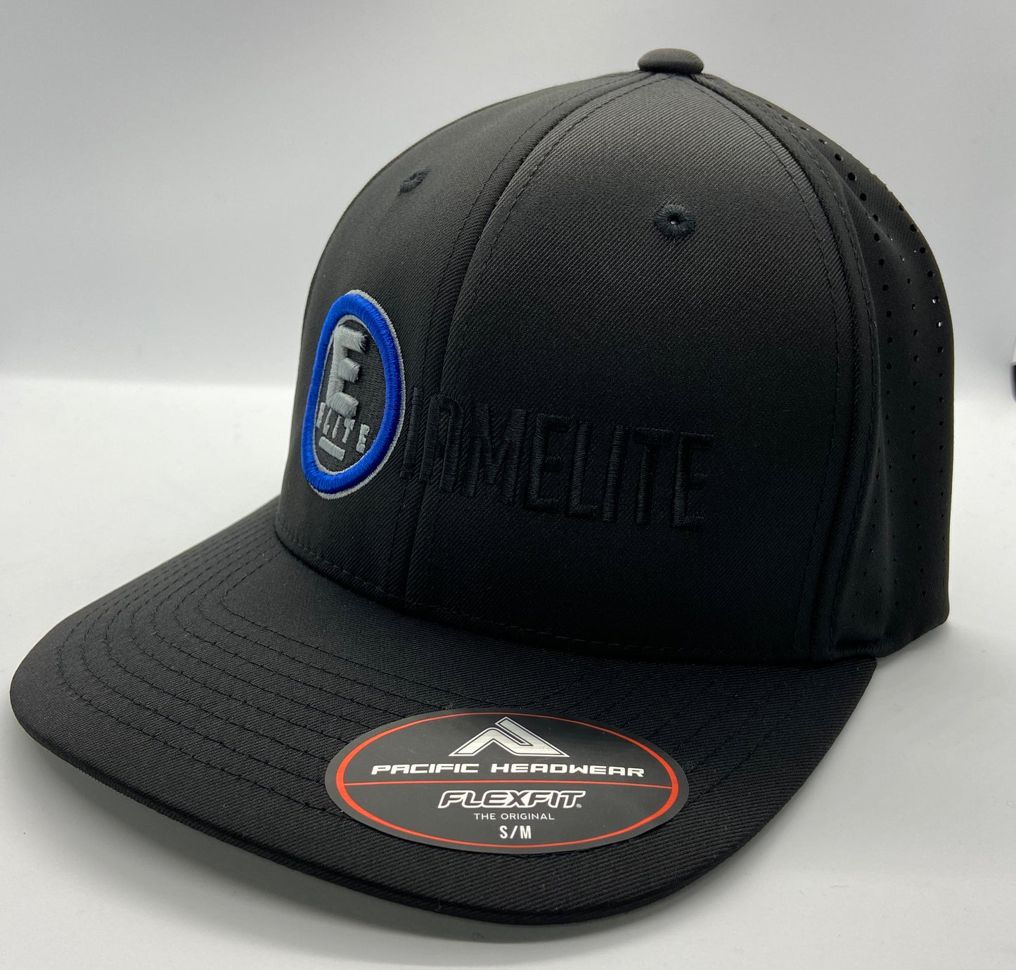 IAMELITE® Branded 3D ELITE  Performance Pacific Headwear Hat Black