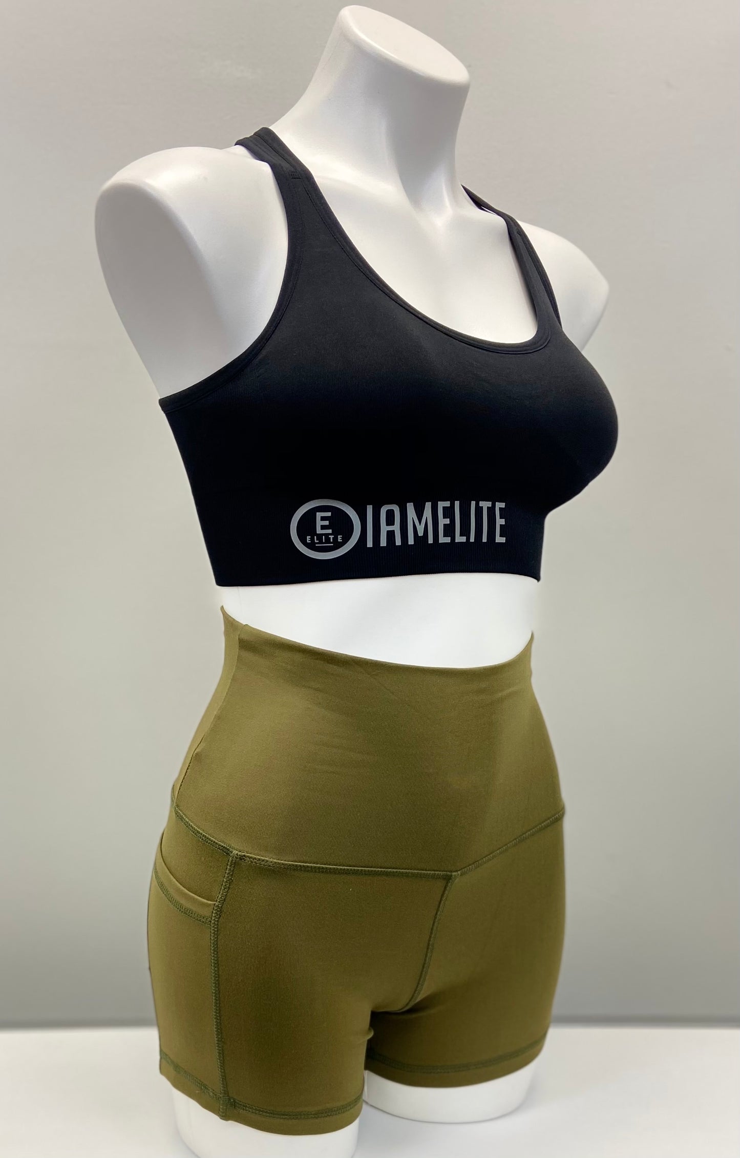 IAMELITE® Women's High Waist Ruched Sport Workout Yoga Shorts